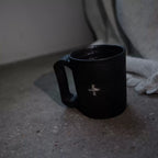Lone Glow - Silver Cross Ceramic Mug