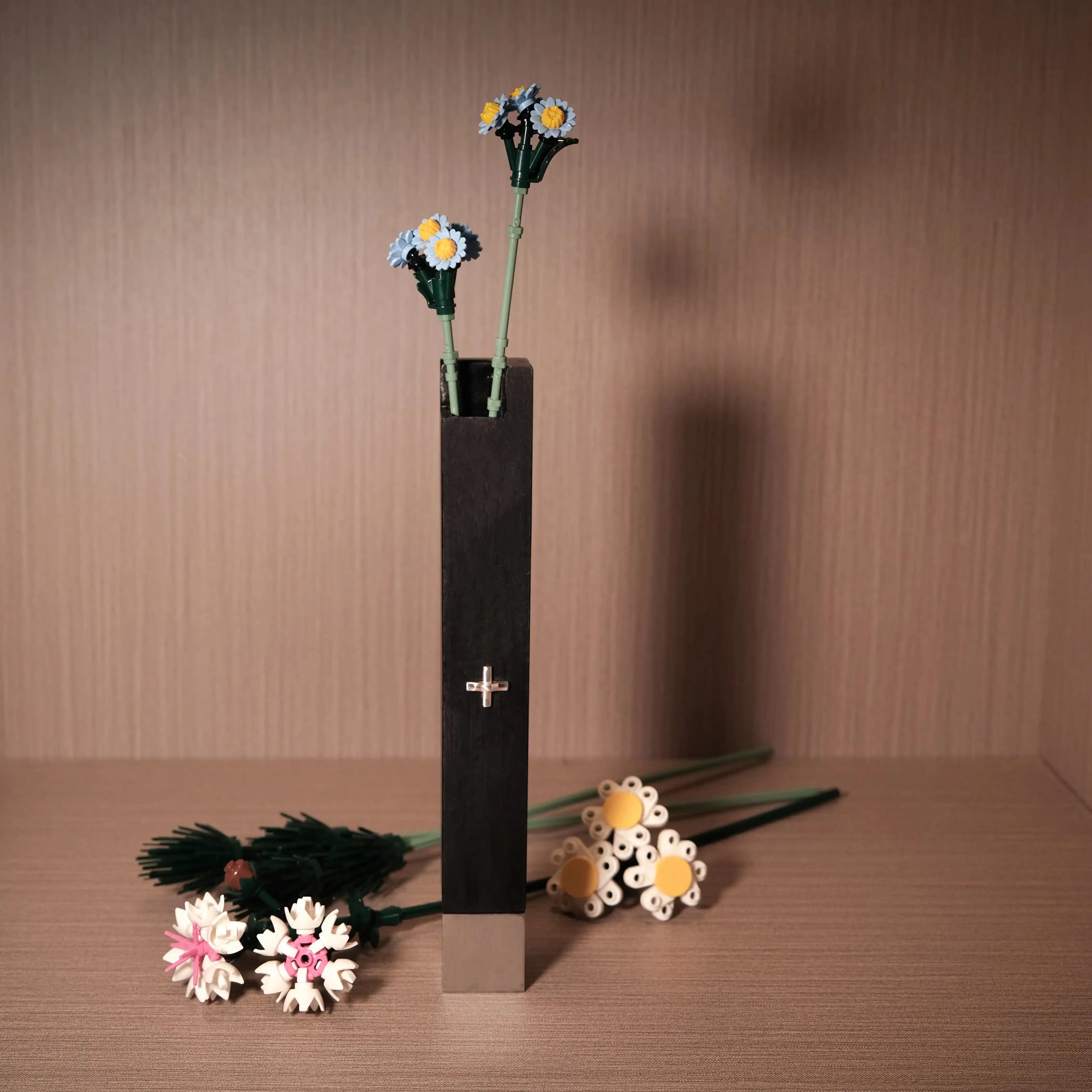 Still Life - Upright Solid Wood Single Stem Vase