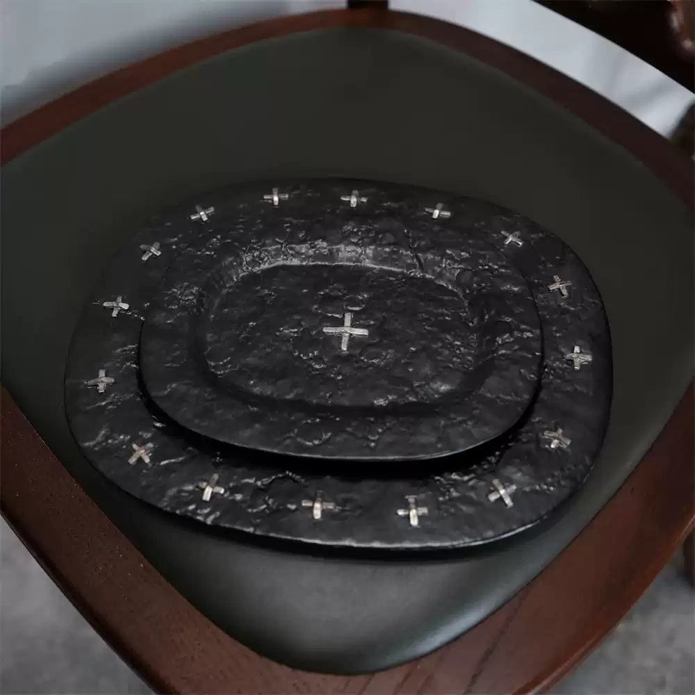 Split - Silver Cross Decorative Tray