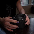 Stitched - Silver Cross Ceramic Mug