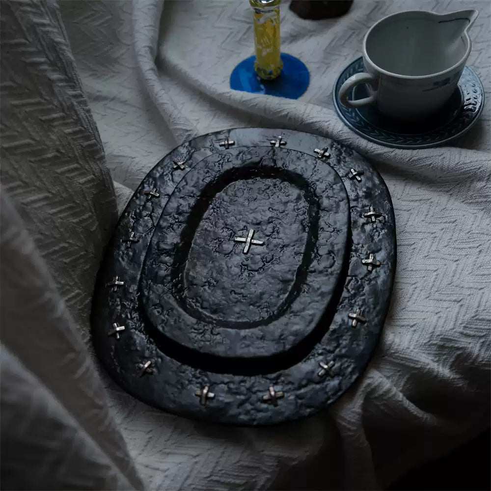 Split - Silver Cross Decorative Tray