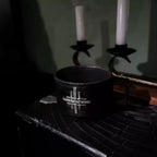 Layered Realm - Silver Cross Ceramic Mug